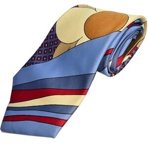Vintage Johnny Carson 100% Polyester Mid-Century Neck Tie